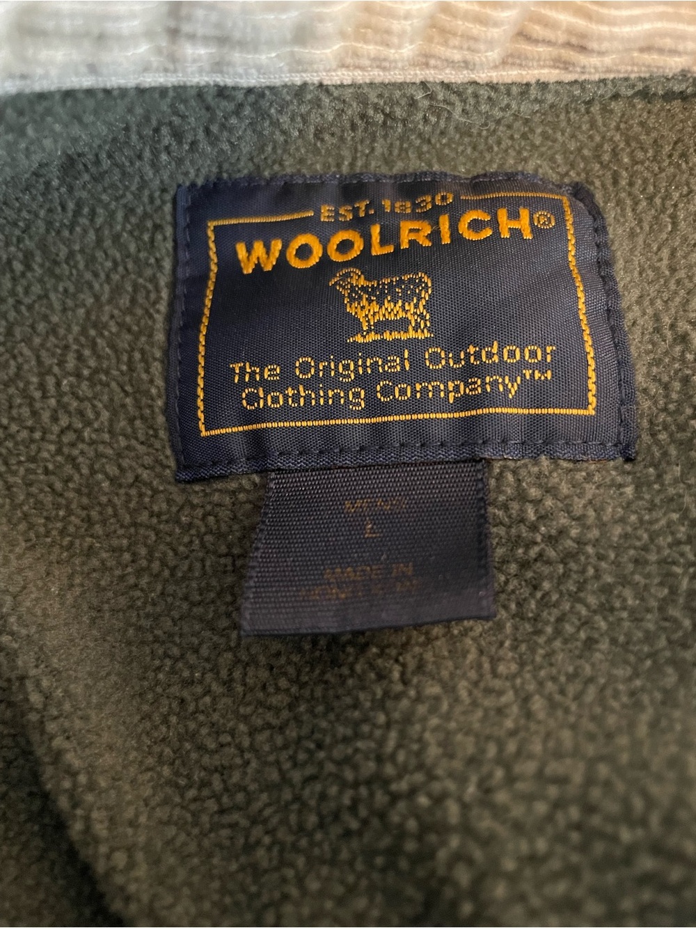 Woolrich Beige/Tan Military Field Shirt Jacket - Picture 5 of 6